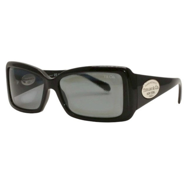 極美品 TIFFANY&Co. ティファニー サングラス アイウェア TF4006-G 8001/4B サイズ57□14 130 シルバー925 ブラック 中古 4a000330