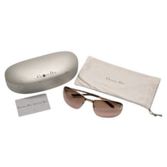 Christian Dior クリスチャンディオール Sunglasses サングラス 3YGZ2 ピンク シルバー 64□16 115 美品 中古 4a000347