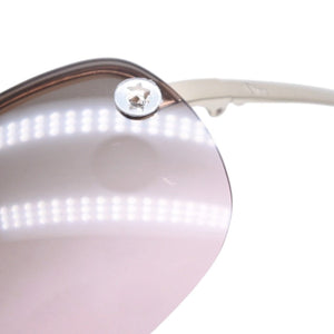 Christian Dior クリスチャンディオール Sunglasses サングラス 3YGZ2 ピンク シルバー 64□16 115 美品 中古 4a000347