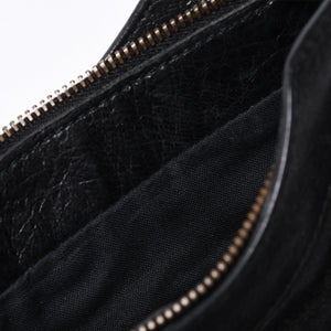 BALENCIAGA Mini The City Handbag 132116.2123 Black Leather Gold Hardware Good Condition Used 4a000044