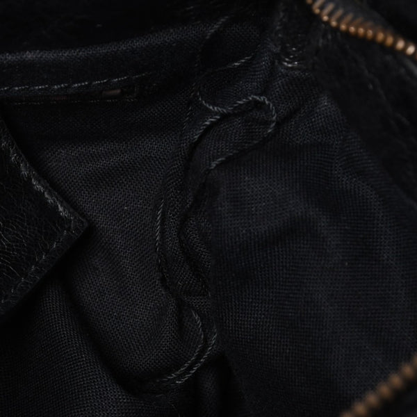 BALENCIAGA Mini The City Handbag 132116.2123 Black Leather Gold Hardware Good Condition Used 4a000044