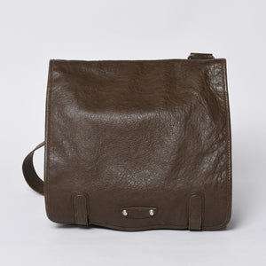 Very good condition BALENCIAGA Shoulder bag Messenger bag 272807 Made in Italy Leather Brown Silver hardware Used 4a000038