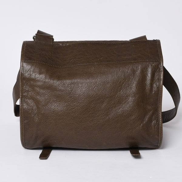 Very good condition BALENCIAGA Shoulder bag Messenger bag 272807 Made in Italy Leather Brown Silver hardware Used 4a000038