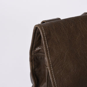 Very good condition BALENCIAGA Shoulder bag Messenger bag 272807 Made in Italy Leather Brown Silver hardware Used 4a000038