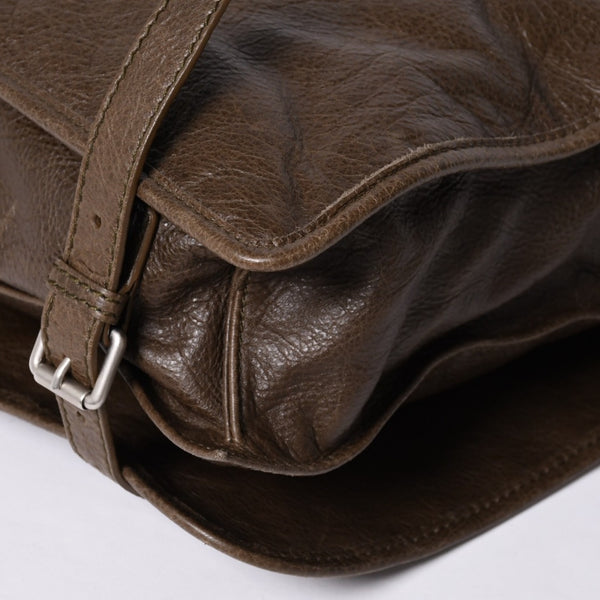 Very good condition BALENCIAGA Shoulder bag Messenger bag 272807 Made in Italy Leather Brown Silver hardware Used 4a000038