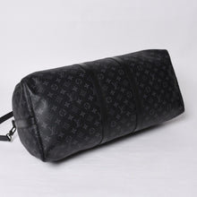 画像をギャラリービューアに読み込む, 極美品 LOUIS VUITTON ルイヴィトン キーポル バンドリエール55 ボストンバッグ M40605 モノグラムエクリプス 中古 4a000146
