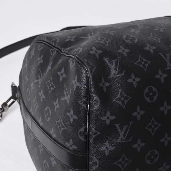 Very good condition LOUIS VUITTON Keepall Bandouliere 55 Boston bag M40605 Monogram Eclipse Used 4a000146