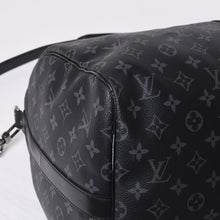 画像をギャラリービューアに読み込む, 極美品 LOUIS VUITTON ルイヴィトン キーポル バンドリエール55 ボストンバッグ M40605 モノグラムエクリプス 中古 4a000146
