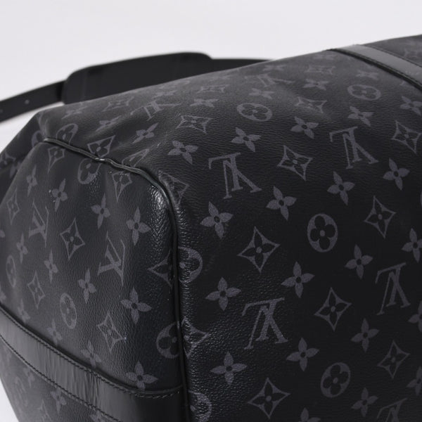 Very good condition LOUIS VUITTON Keepall Bandouliere 55 Boston bag M40605 Monogram Eclipse Used 4a000146
