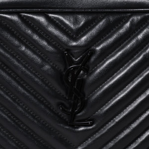 Very Good Condition SAINT LAURENT Saint Laurent Lou Camera Bag Shoulder Bag 612544 Leather Quilted Black Used 4a000047