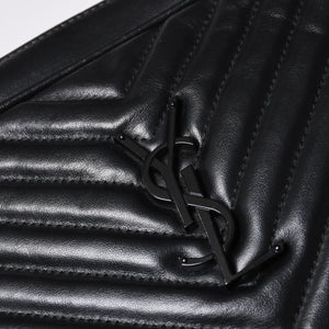Very Good Condition SAINT LAURENT Saint Laurent Lou Camera Bag Shoulder Bag 612544 Leather Quilted Black Used 4a000047