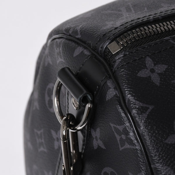 Very good condition LOUIS VUITTON Keepall Bandouliere 55 Boston bag M40605 Monogram Eclipse Used 4a000146
