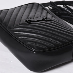 Very Good Condition SAINT LAURENT Saint Laurent Lou Camera Bag Shoulder Bag 612544 Leather Quilted Black Used 4a000047