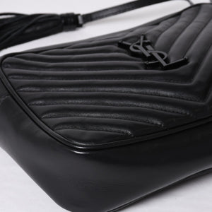 Very Good Condition SAINT LAURENT Saint Laurent Lou Camera Bag Shoulder Bag 612544 Leather Quilted Black Used 4a000047