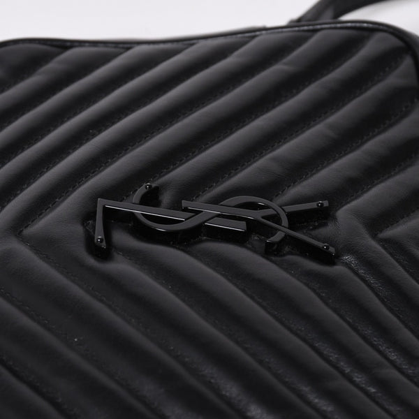 Very Good Condition SAINT LAURENT Saint Laurent Lou Camera Bag Shoulder Bag 612544 Leather Quilted Black Used 4a000047