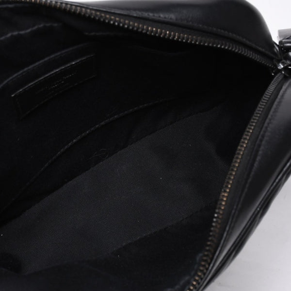 Very Good Condition SAINT LAURENT Saint Laurent Lou Camera Bag Shoulder Bag 612544 Leather Quilted Black Used 4a000047