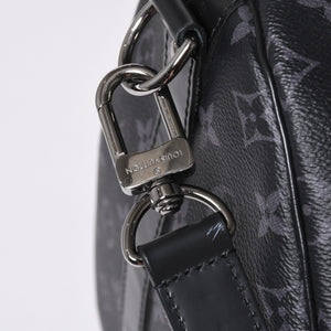 Very good condition LOUIS VUITTON Keepall Bandouliere 55 Boston bag M40605 Monogram Eclipse Used 4a000146