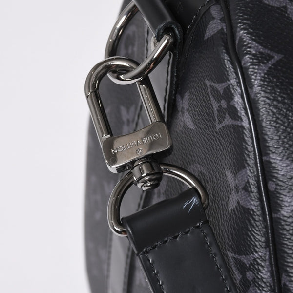 Very good condition LOUIS VUITTON Keepall Bandouliere 55 Boston bag M40605 Monogram Eclipse Used 4a000146