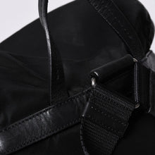 画像をギャラリービューアに読み込む, PRADA プラダ リュックサック Re-Nylon リナイロン バックパック ブラック ナイロン サフィアーノレザー 美品 中古 4b013226