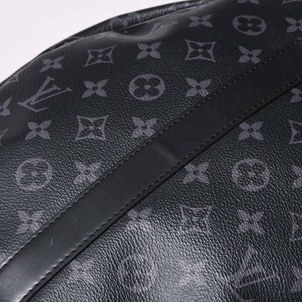 Very good condition LOUIS VUITTON Keepall Bandouliere 55 Boston bag M40605 Monogram Eclipse Used 4a000146