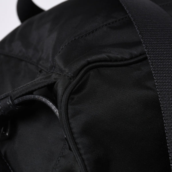 PRADA プラダ リュックサック Re-Nylon リナイロン バックパック ブラック ナイロン サフィアーノレザー 美品 中古 4b013226