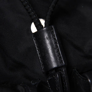 PRADA プラダ リュックサック Re-Nylon リナイロン バックパック ブラック ナイロン サフィアーノレザー 美品 中古 4b013226
