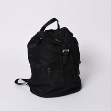 画像をギャラリービューアに読み込む, 極美品 PRADA プラダ リュックサック バックパック BZ0032 ブラック ナイロン サフィアーノレザー 中古 4a000144