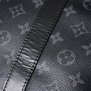 Very good condition LOUIS VUITTON Keepall Bandouliere 55 Boston bag M40605 Monogram Eclipse Used 4a000146