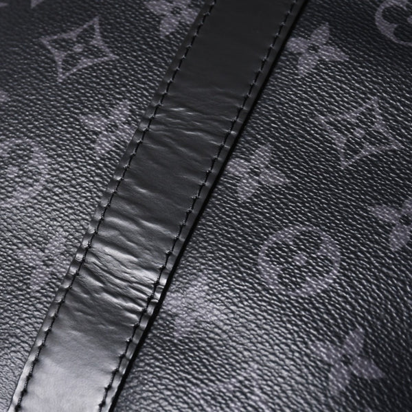Very good condition LOUIS VUITTON Keepall Bandouliere 55 Boston bag M40605 Monogram Eclipse Used 4a000146