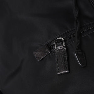 極美品 PRADA プラダ リュックサック バックパック BZ0032 ブラック ナイロン サフィアーノレザー 中古 4a000144