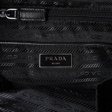 画像をギャラリービューアに読み込む, 極美品 PRADA プラダ リュックサック バックパック BZ0032 ブラック ナイロン サフィアーノレザー 中古 4a000144