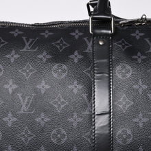 画像をギャラリービューアに読み込む, 極美品 LOUIS VUITTON ルイヴィトン キーポル バンドリエール55 ボストンバッグ M40605 モノグラムエクリプス 中古 4a000146
