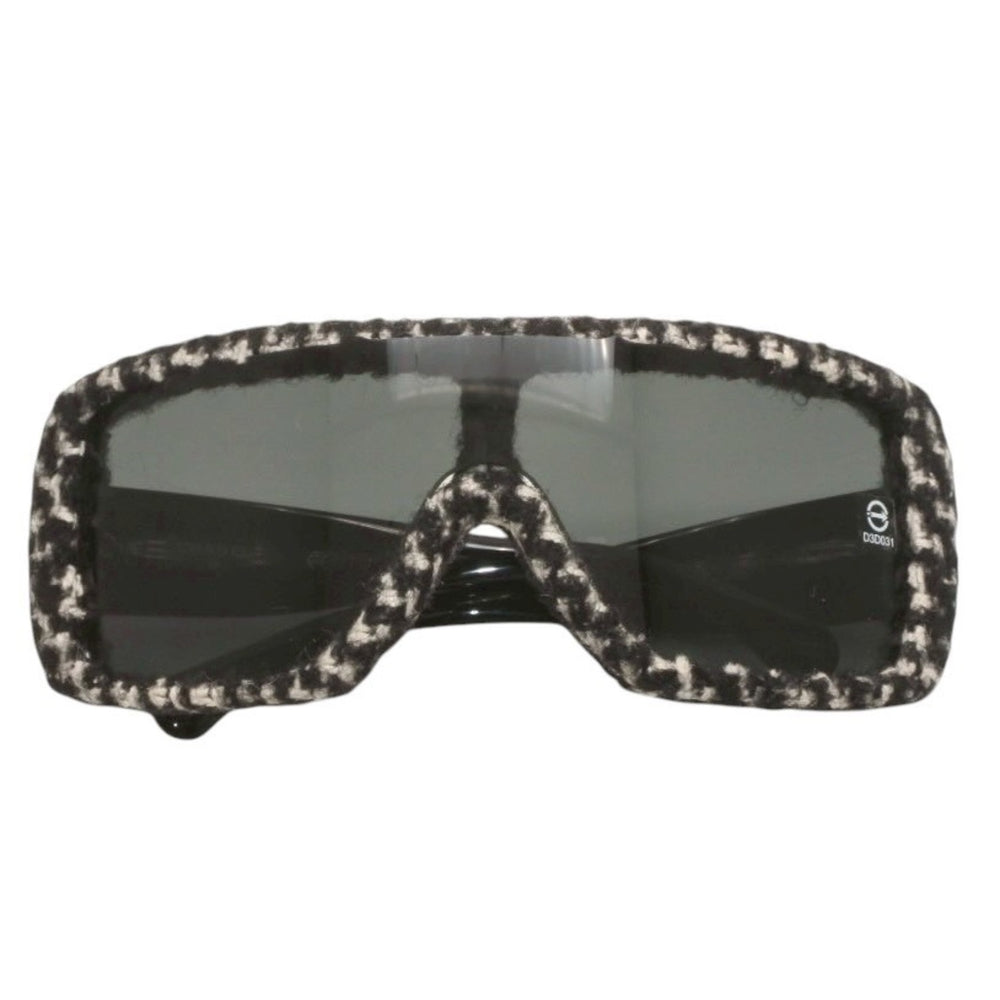 極美品 CHANEL シャネル サングラス アイウェア ツイード 71367 S0187 3N ココマーク 70▫︎0 120 中古 4b000012