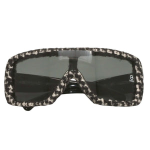 Mint condition CHANEL sunglasses, eyewear, tweed, 71367 S0187 3N, Coco Mark, size 70▫︎0 120 Used 4b000012