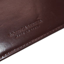 画像をギャラリービューアに読み込む, 極美品 BOTTEGAVENETA ボッテガヴェネタ カードケース カードホルダー カーフレザー ワインレッド 中古 4b014169