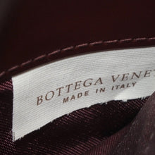 画像をギャラリービューアに読み込む, 極美品 BOTTEGAVENETA ボッテガヴェネタ カードケース カードホルダー カーフレザー ワインレッド 中古 4b014169