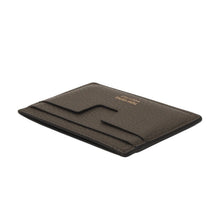 画像をギャラリービューアに読み込む, 新品同様品 TOM FORD トムフォード カードケース CLASSIC CARDHOLDER クラシック カードホルダー グレインレザー シープスキン グレー 中古 4b014173