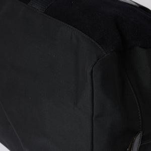 Very Good Condition CHANEL CHANEL Sports Line Boston Bag No. 9 Coco Mark Nylon Canvas Felt Leather Navy Black Used 4a000067