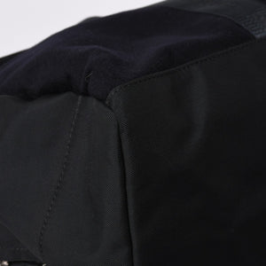 Very Good Condition CHANEL CHANEL Sports Line Boston Bag No. 9 Coco Mark Nylon Canvas Felt Leather Navy Black Used 4a000067