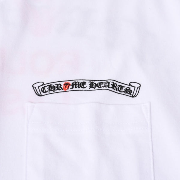 New and unused CHROME HEARTS TheRolling Stones Las Vegas 2024 Limited Short Sleeve T-shirt Size XXL Used 4a000118