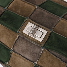 画像をギャラリービューアに読み込む, 極美品 CHANEL シャネル 2.55 Sフラップ Sチェーンワンショルダーバッグ 5番台 ココマーク パッチワーク スウェード 中古 4b014171