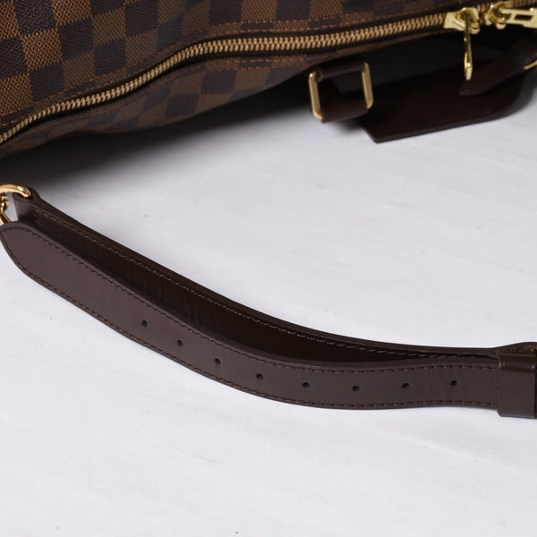 Very good condition LOUISVUITTON Louis Vuitton Boston bag N41414 Keepall Bandouliere 55 Damier Ebene Gold hardware Used 4a000716