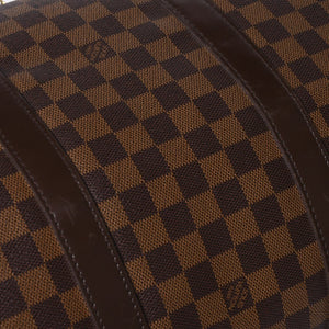 Very good condition LOUISVUITTON Louis Vuitton Boston bag N41414 Keepall Bandouliere 55 Damier Ebene Gold hardware Used 4a000716
