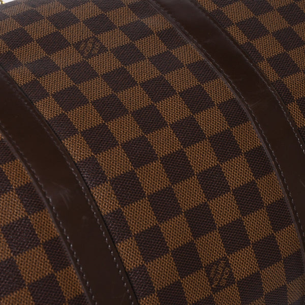 Very good condition LOUISVUITTON Louis Vuitton Boston bag N41414 Keepall Bandouliere 55 Damier Ebene Gold hardware Used 4a000716