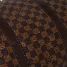 画像をギャラリービューアに読み込む, 極美品 LOUISVUITTON ルイヴィトン ボストンバッグ N41414 キーポルバンドリエール55 ダミエエベヌ ゴールド金具 中古 4a000716