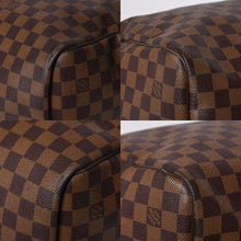 画像をギャラリービューアに読み込む, 極美品 LOUISVUITTON ルイヴィトン ボストンバッグ N41414 キーポルバンドリエール55 ダミエエベヌ ゴールド金具 中古 4a000716