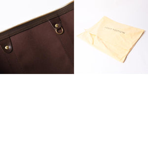Very good condition LOUISVUITTON Louis Vuitton Boston bag N41414 Keepall Bandouliere 55 Damier Ebene Gold hardware Used 4a000716