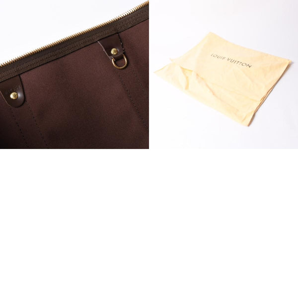 Very good condition LOUISVUITTON Louis Vuitton Boston bag N41414 Keepall Bandouliere 55 Damier Ebene Gold hardware Used 4a000716