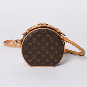 New and unused LOUIS VUITTON Mini Boite Chapeau 2WAY bag M83575 Monogram Brown Gold hardware Used 4a000724