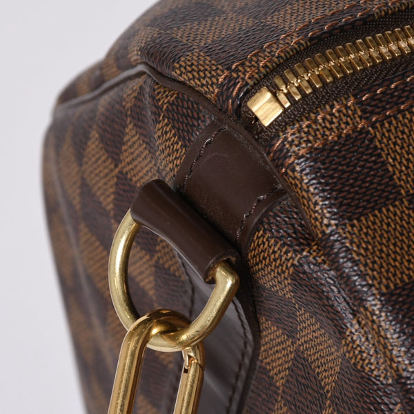 Very good condition LOUISVUITTON Louis Vuitton Boston bag N41414 Keepall Bandouliere 55 Damier Ebene Gold hardware Used 4a000716